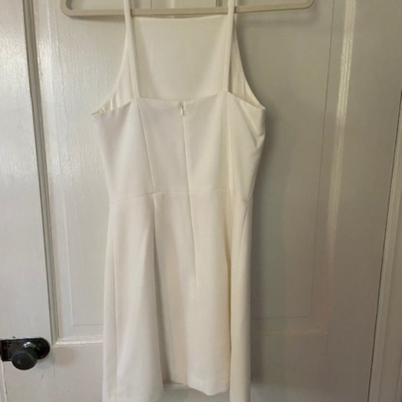 French Connection Whisper Square Neck White XXS US 2 - Picture 3 of 4